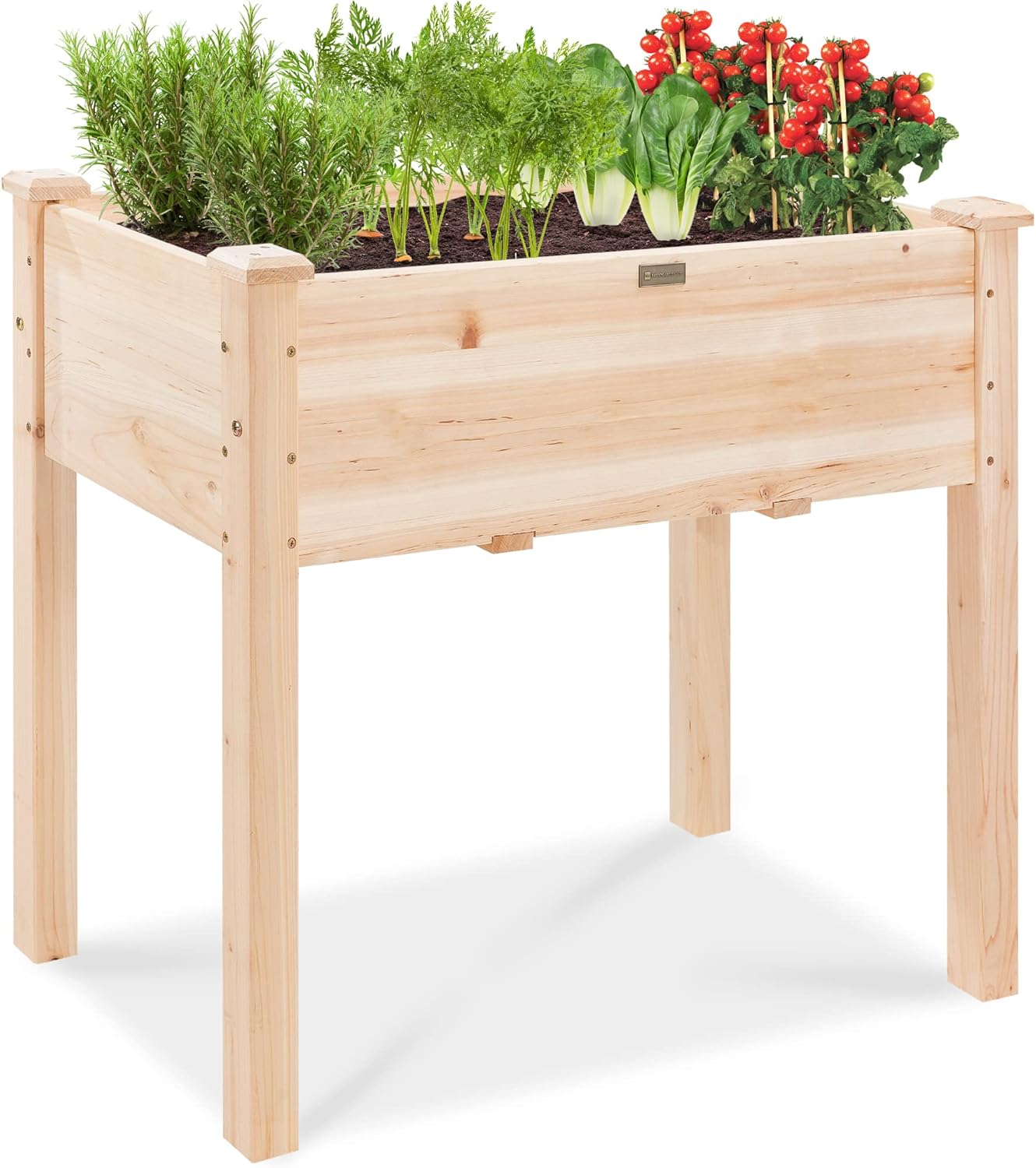 Raised Bed Planter Box - Jardinière surélevée 34x18x30 pouces, bac à