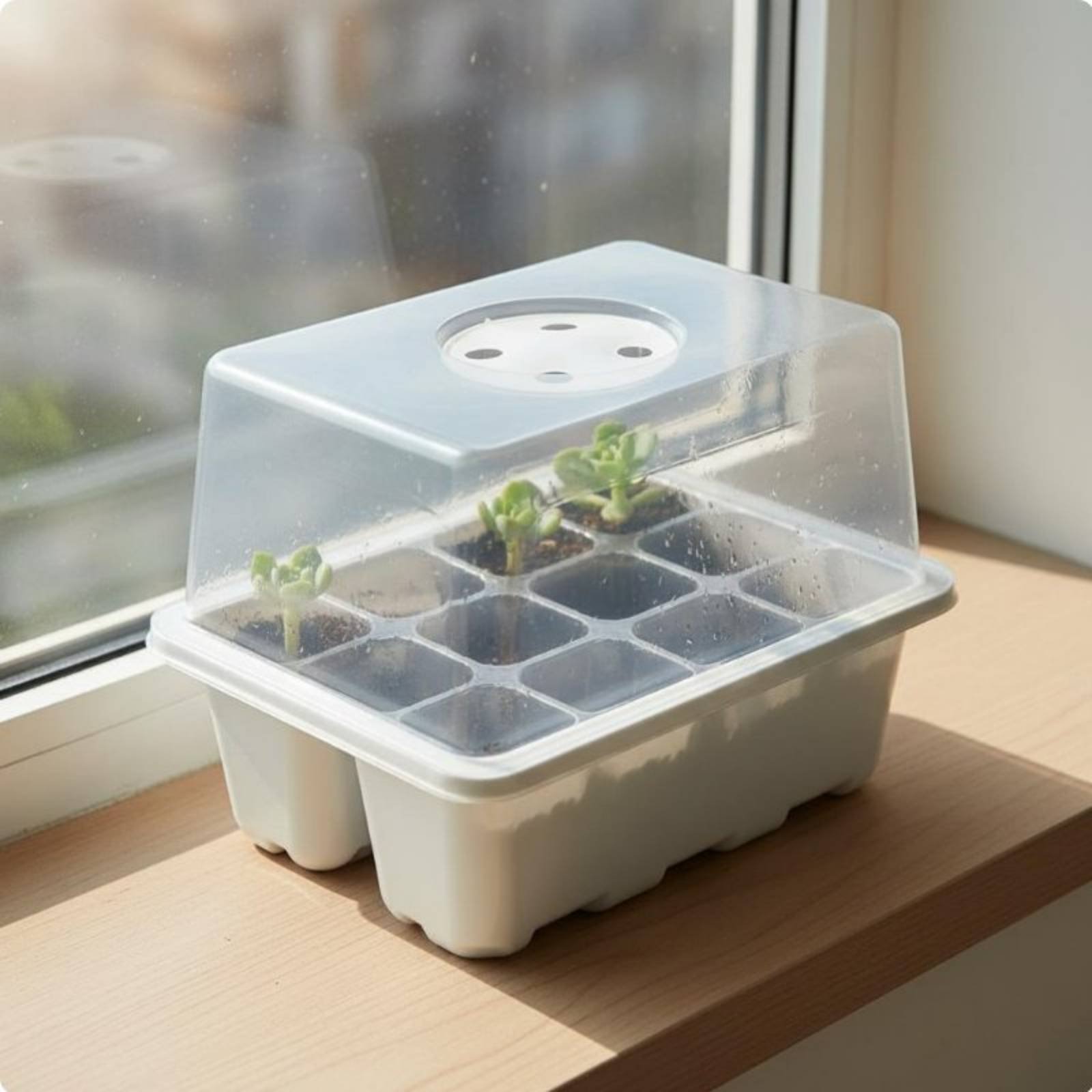 Propagation Tray Dome - Plateau de semis à 12 compartiments