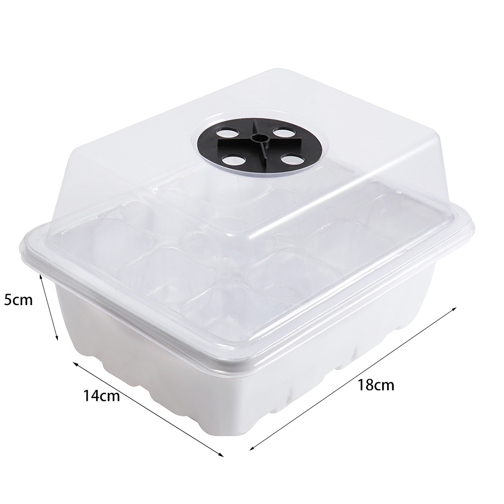 Propagation Tray Dome - Plateau de semis à 12 alvéoles