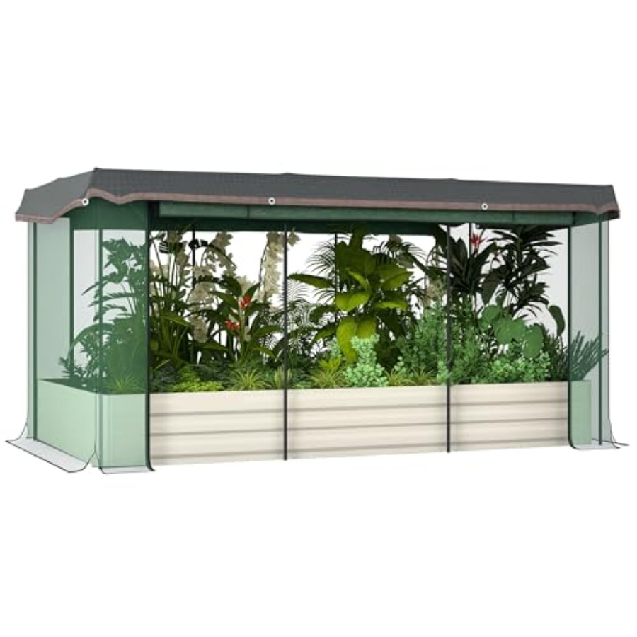 Raised Bed Planter Box - Jardinière surélevée galvanisée 7,3 x 3,4