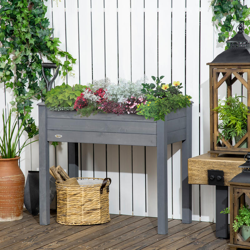 Outsunny Bac à légumes surélev - Raised Bed Planter Box avis et prix
