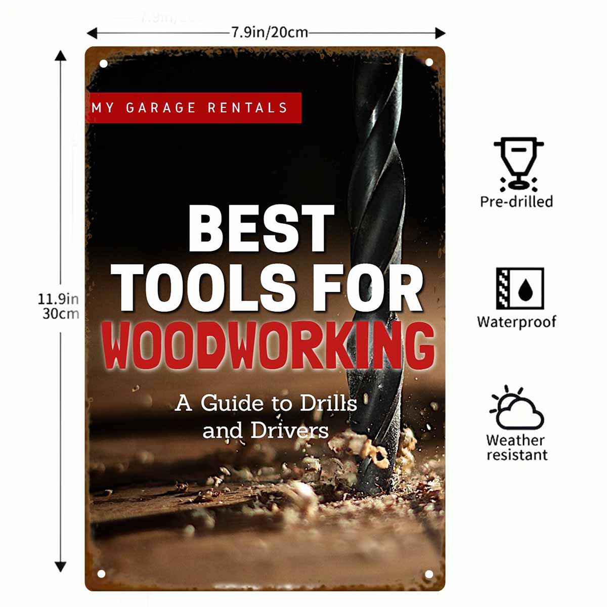 Panneau mural en métal 2D plat - Gardening Tools Best avis et prix