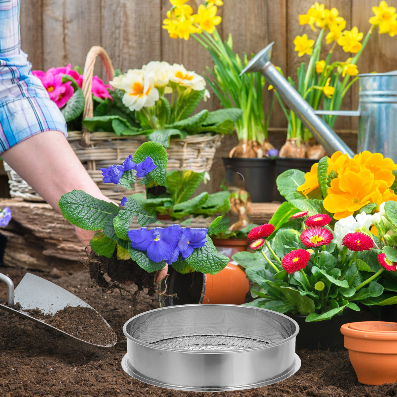 Tamis de jardin en acier inoxy - Garden Sieve Soil avis et prix