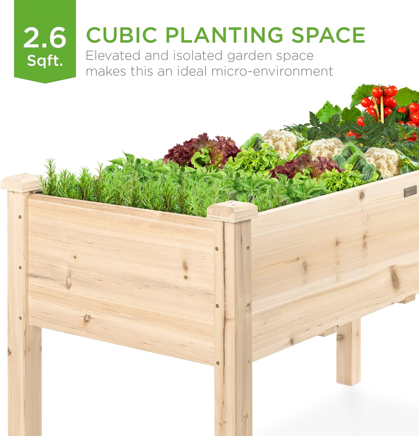 Jardinière surélevée 34x18x30  - Raised Bed Planter Box avis et prix