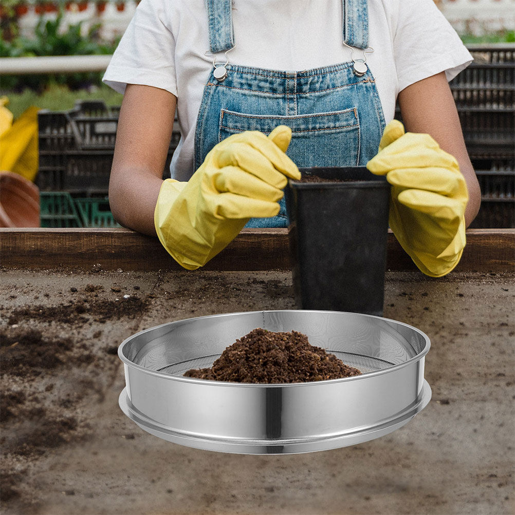 Tamis en maille d'acier inoxyd - Garden Sieve Soil avis et prix
