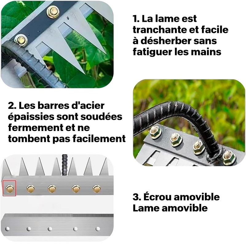 Râteau à main de jardin en aci - Gardening Tools On Sale avis et prix