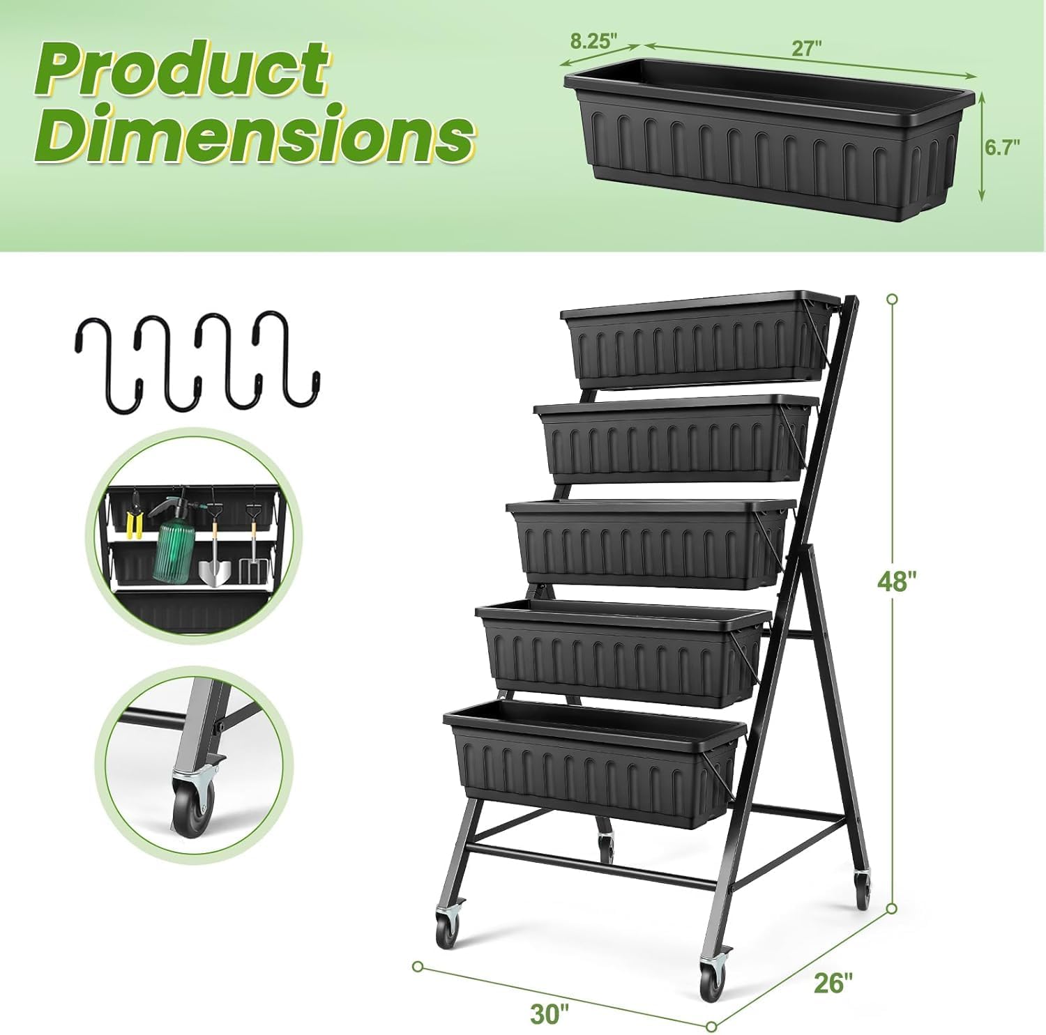 Jardinière surélevée verticale - Raised Bed Planter Box avis et prix