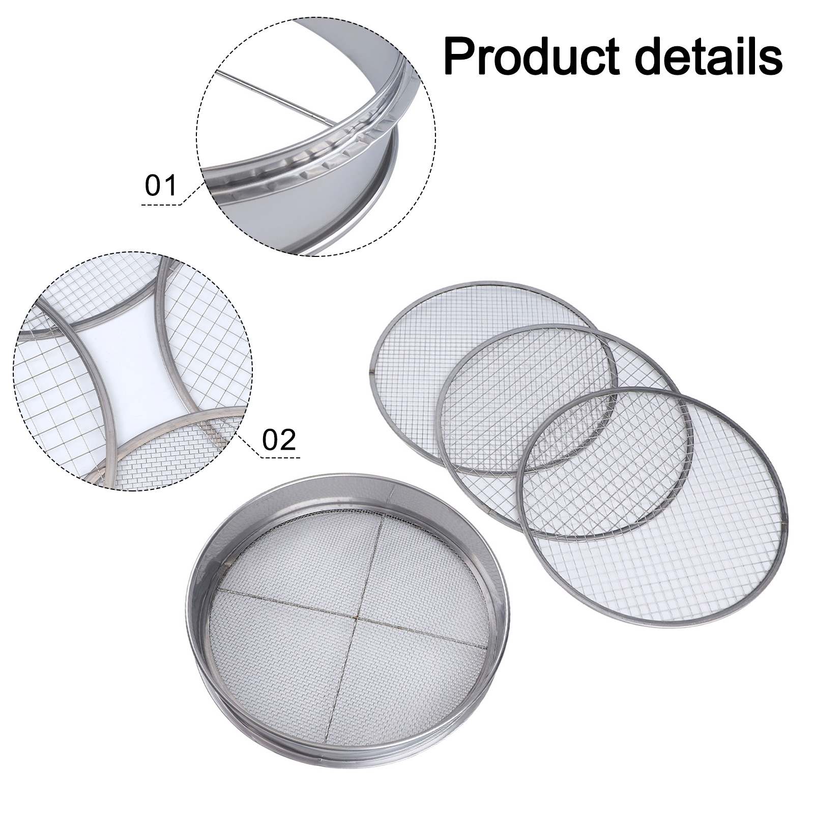 Tamis de jardin 4 en 1 avec 4  - Garden Sieve Soil avis et prix