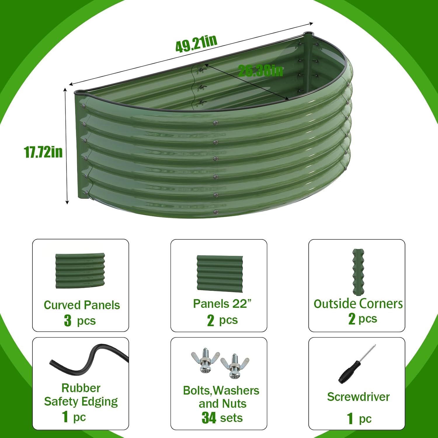 Bac de jardin surélevé galvani - Raised Bed Planter Box avis et prix