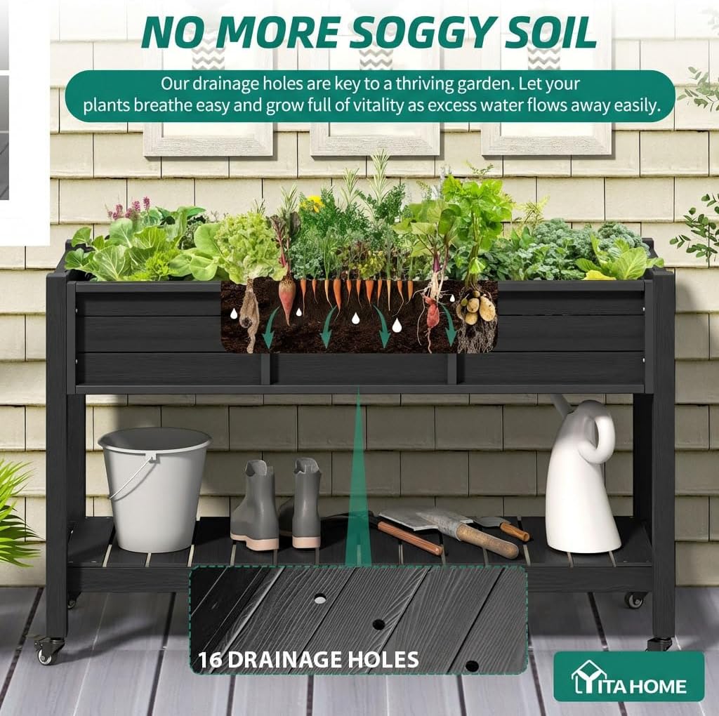 Bac de jardin surélevé avec ro - Raised Bed Planter Box avis et prix