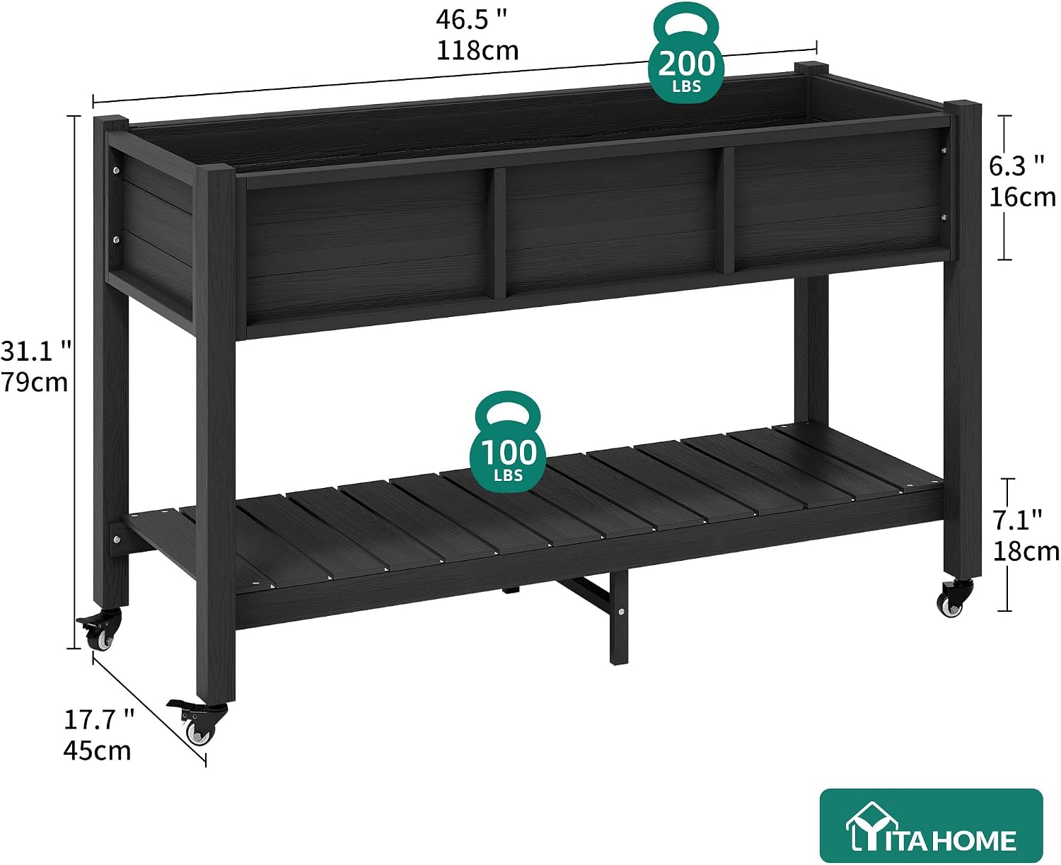 Bac de jardin surélevé avec ro - Raised Bed Planter Box avis et prix
