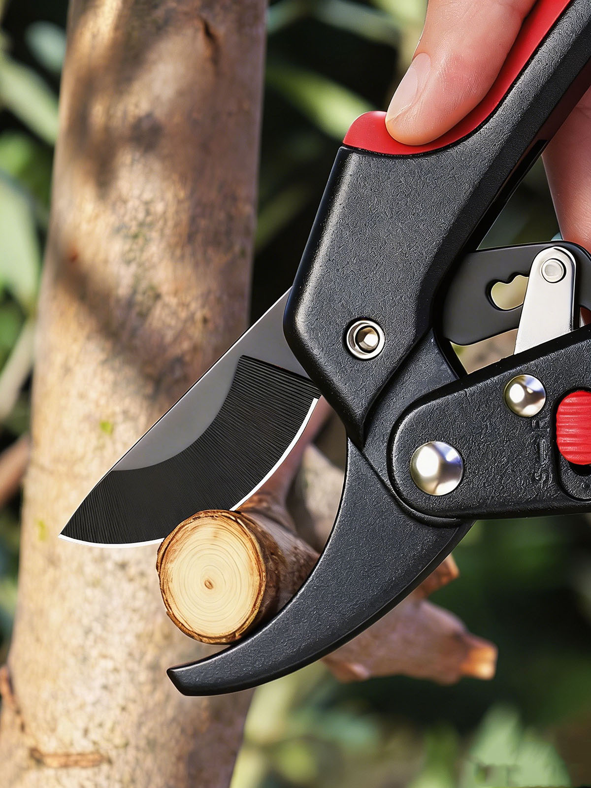 Sécateur à cliquet robuste, ci - Gardening Tools On Sale avis et prix