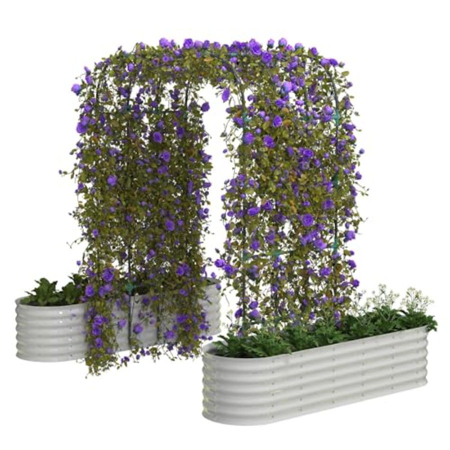 Jardinière surélevée galvanisé - Raised Bed Planter Box avis et prix