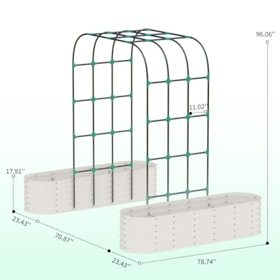 Jardinière surélevée galvanisé - Raised Bed Planter Box avis et prix