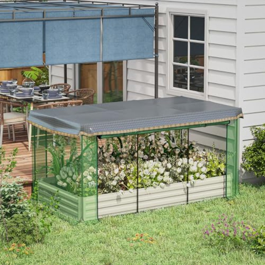 Jardinière surélevée galvanisé - Raised Bed Planter Box avis et prix