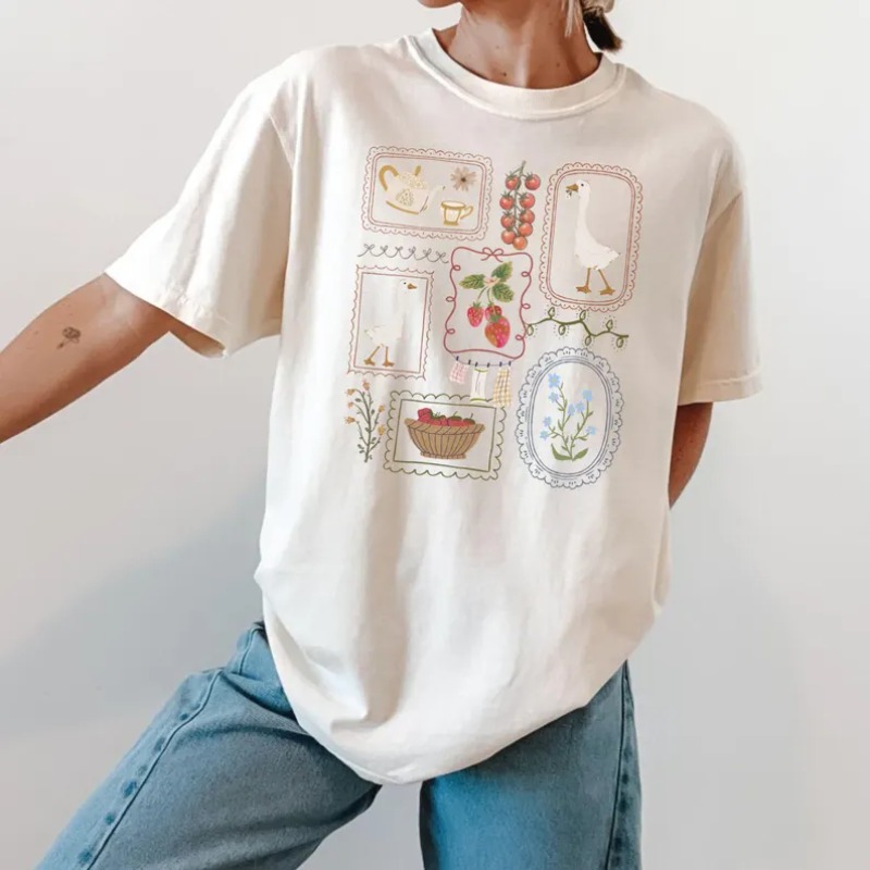T-shirt imprimé style campagna - Junior Gardening Tools avis et prix