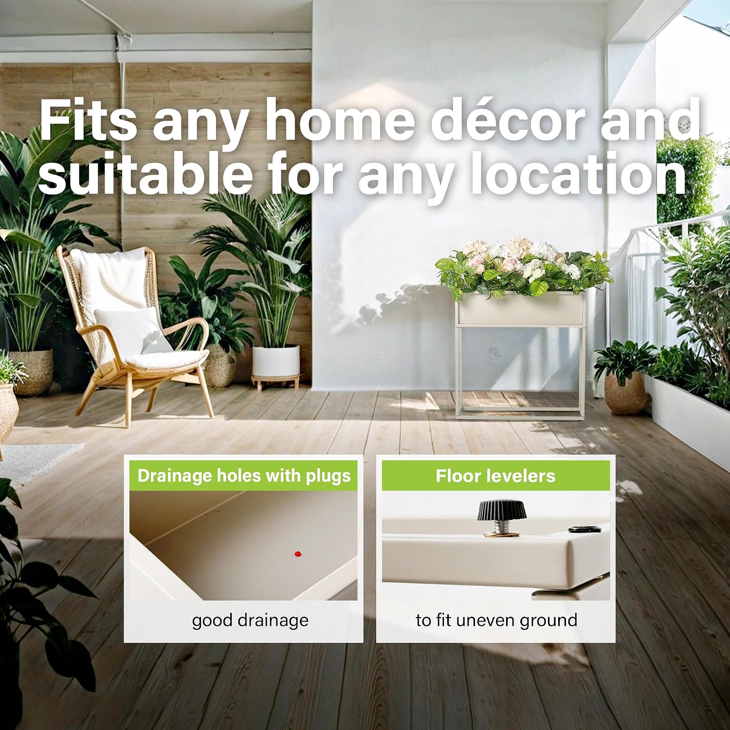 Jardinière surélevée rectangul - Raised Bed Planter Box avis et prix