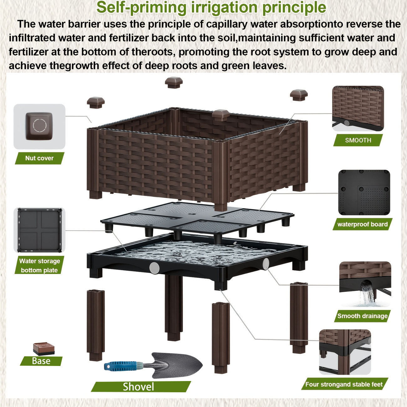 Jardinière surélevée pour jard - Raised Bed Planter Box avis et prix